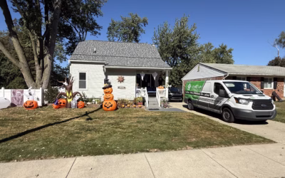 New Roof Installation in Garden City, MI – Landmark Pro Pewter Shingles
