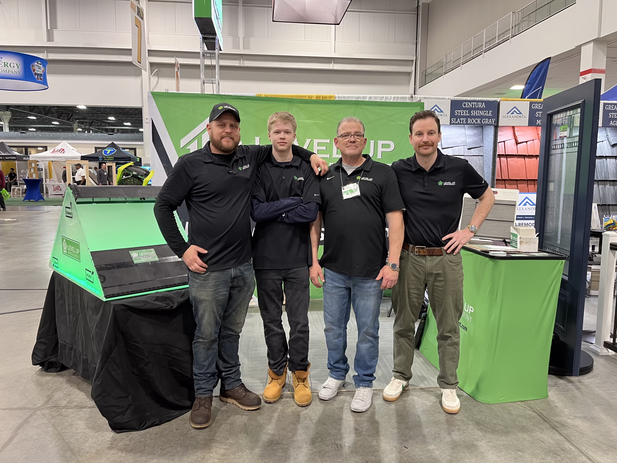 Level Up Improvement Team - Novi Homeshow - Experience Matters - In-Home Sales