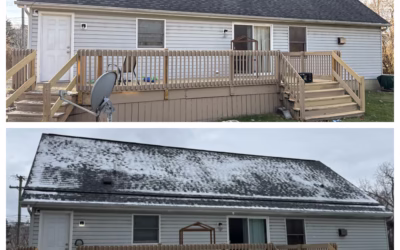 Roof Transformation: Before and After with Landmark Pro Pewter Gray Shingles