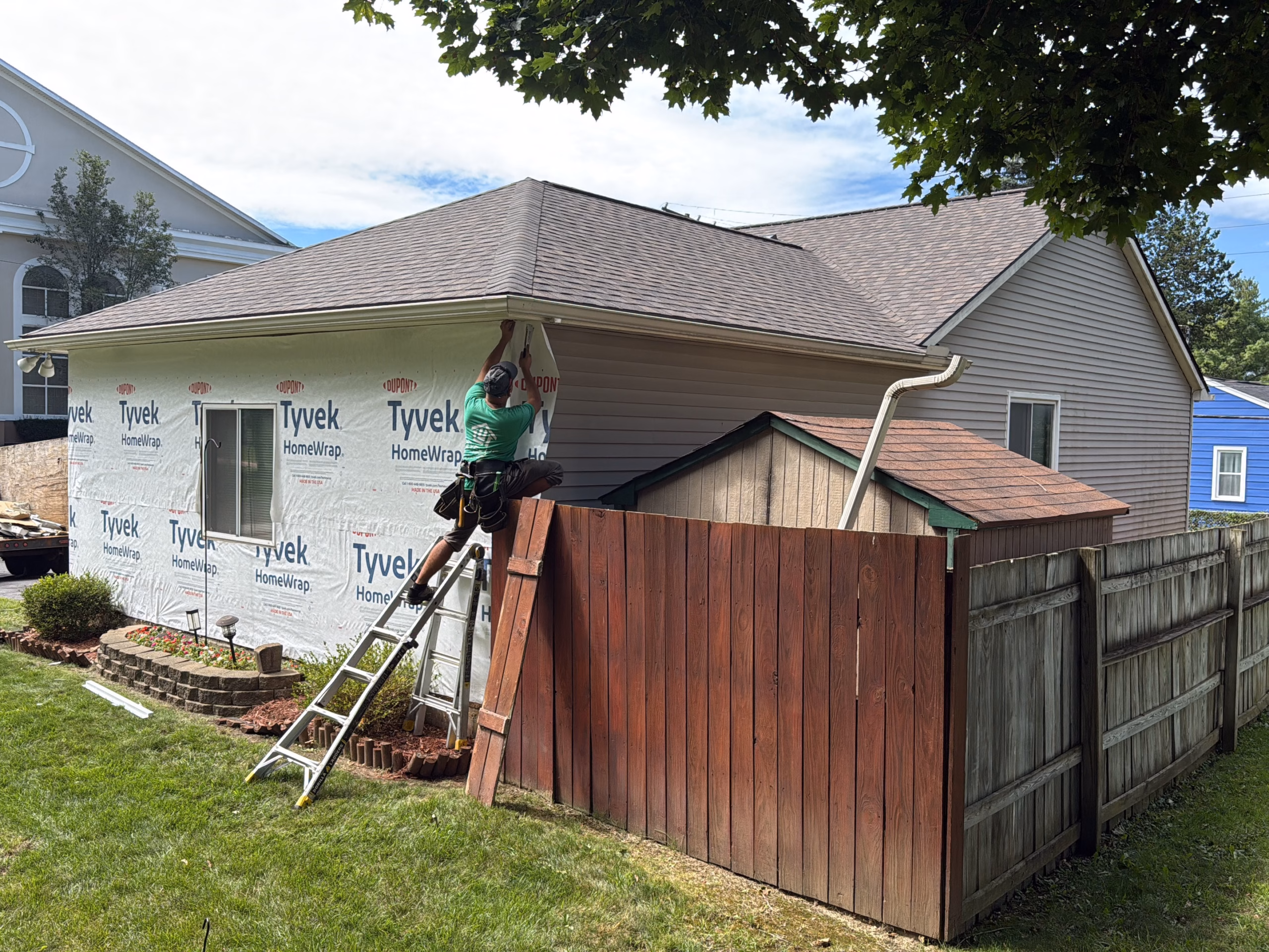Waterford siding replacement prep